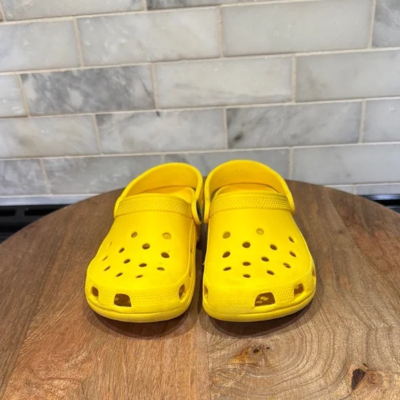 CROCS | Shoes | Crocs Kids Yellow Classic Clogs | Poshmark display picture 1